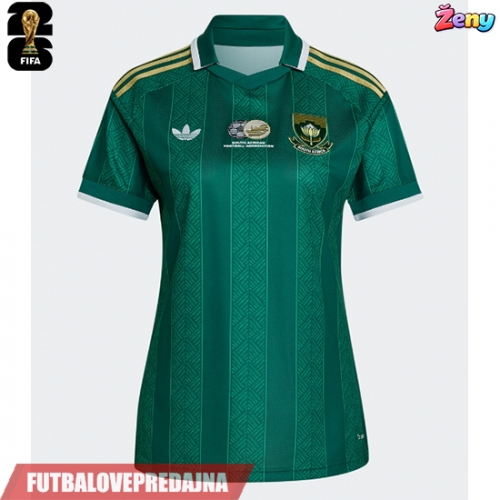 Lacne Ženy Futbalové dres Južná Afrika MS 2026 Krátky Rukáv - Preč